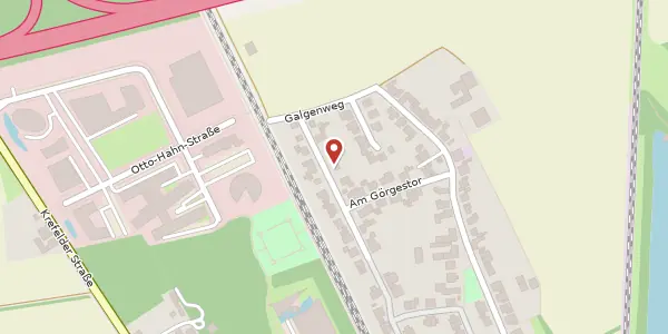 Karte der Umgebung von Grenzstr. 7, 40670 Meerbusch