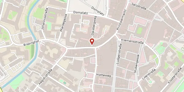 Karte der Umgebung von Rothenburg 41, 48143 Münster