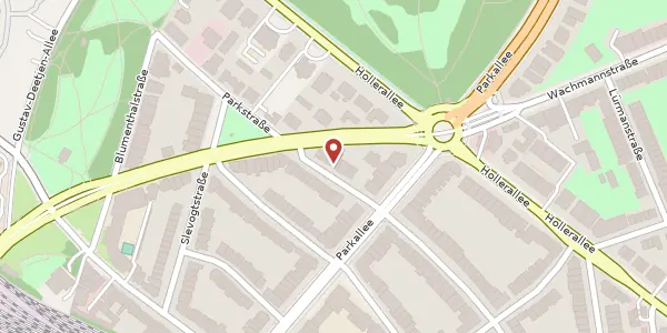 Karte der Umgebung von Parkstraße 99, 28209 Bremen