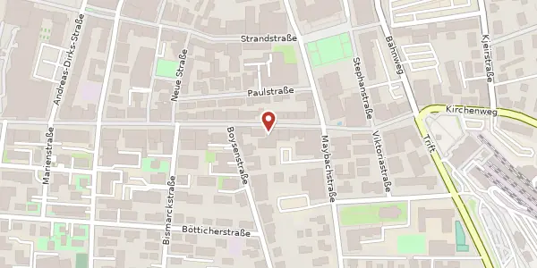 Karte der Umgebung von Friedrichstraße 9, 25980 Sylt - OT. Westerland