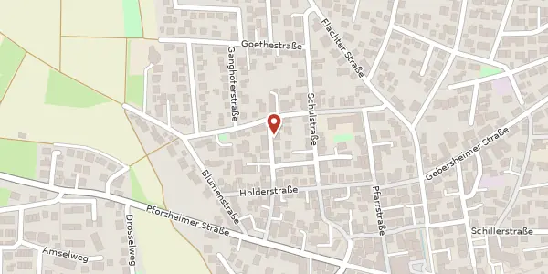 Karte der Umgebung von Elbenstraße 24, 71277 Rutesheim