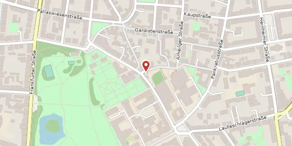 Karte der Umgebung von Schloßgartenstr. 25, 64289 Darmstadt