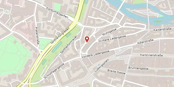 Karte der Umgebung von Karl-Grillenberger-Str. 3a, 90402 Nürnberg