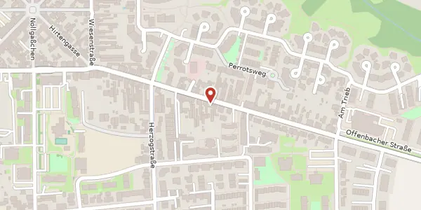 Karte der Umgebung von Offenbacher Straße 99, 63263 Neu-Isenburg