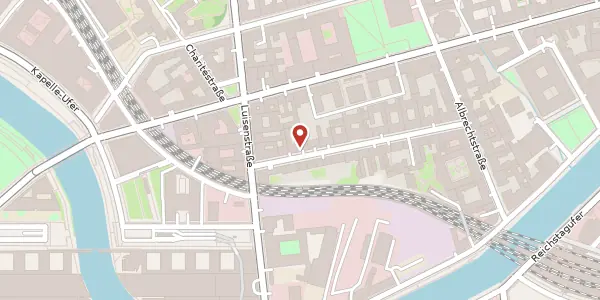 Karte der Umgebung von Marienstraße 29, 10117 Berlin
