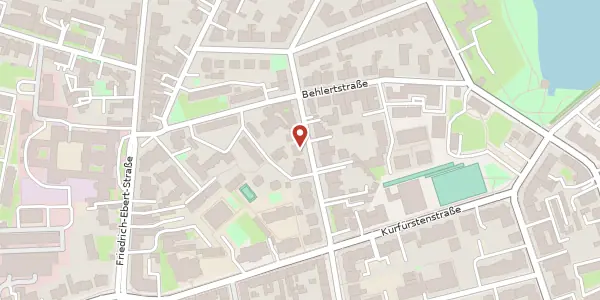 Karte der Umgebung von Hebbelstr. 36, 14469 Potsdam