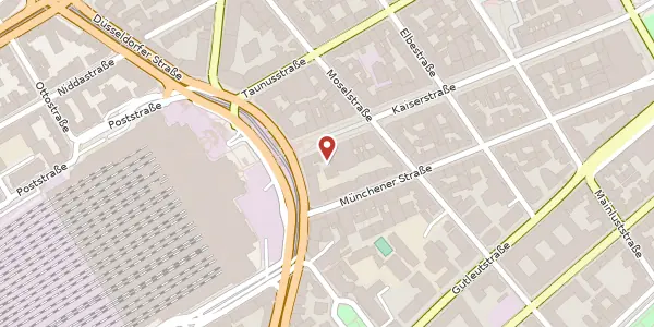 Karte der Umgebung von Kaiserstr. 79, 60329 Frankfurt