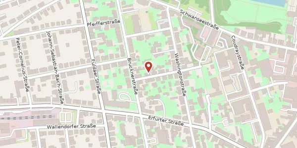 Karte der Umgebung von Hermann-Abendroth-Straße 14, 99423 Weimar