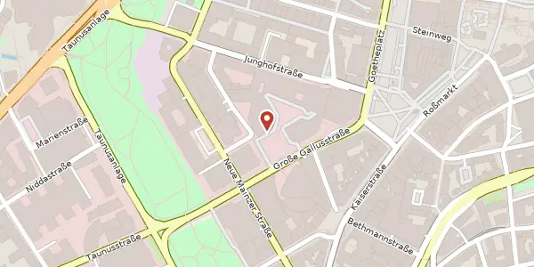 Karte der Umgebung von Große Gallusstr. 14, 60315 Frankfurt
