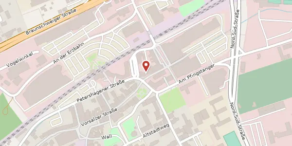 Karte der Umgebung von Schützenplatz 2, 38259 Salzgitter
