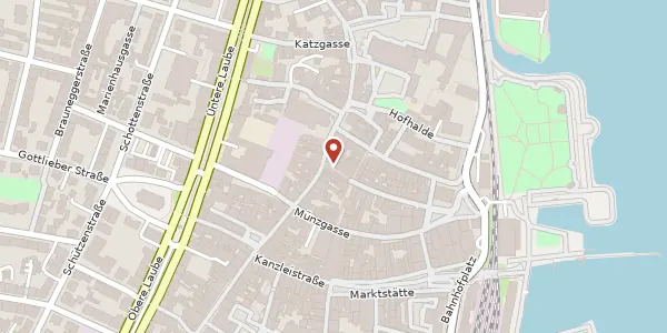 Karte der Umgebung von Salmannsweilergasse 36, 78462 Konstanz
