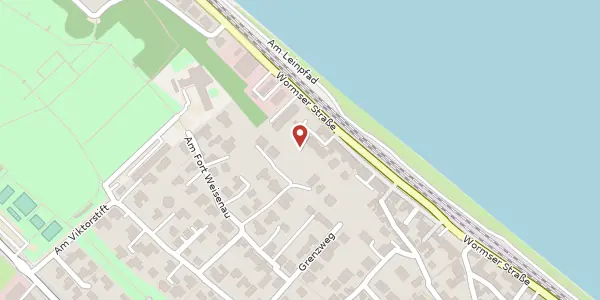 Karte der Umgebung von Wormser Straße 15, 55130 Mainz