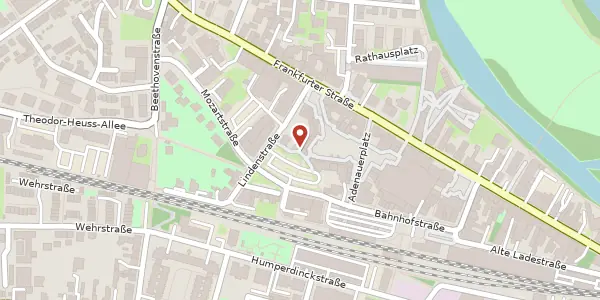 Karte der Umgebung von Marktplatz 21, 53773 Hennef