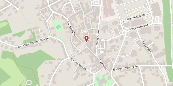 Karte der Umgebung von Schlossstraße 6, 67292 Kirchheimbolanden