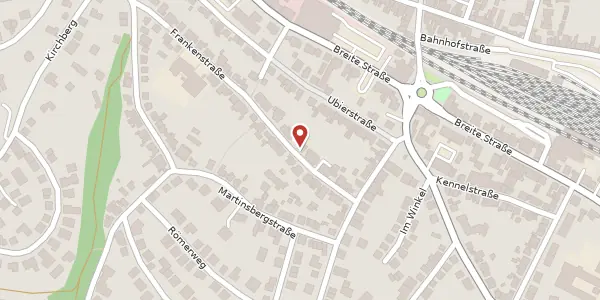 Karte der Umgebung von Frankenstraße 10, 56626 Andernach
