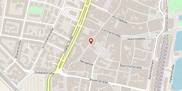 Karte der Umgebung von Hussenstraße 19, 78462 Konstanz