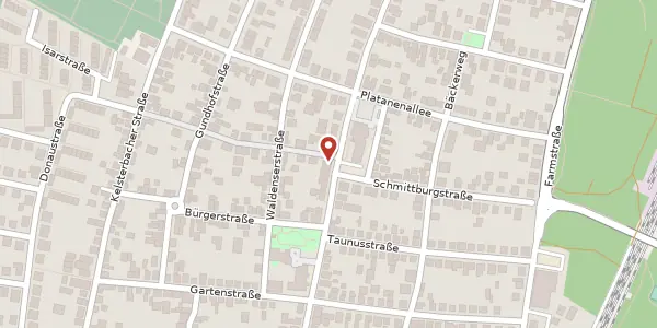 Karte der Umgebung von Flughafenstr. 40, 64546 Mörfelden-Walldorf