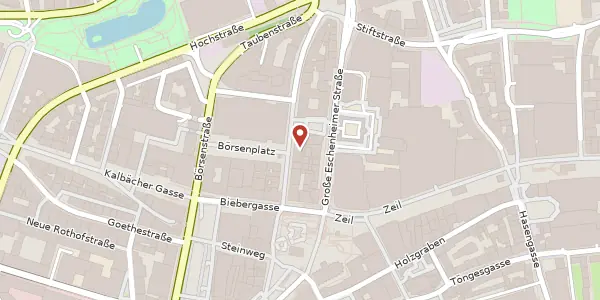 Karte der Umgebung von Schillerstr. 14, 60313 Frankfurt