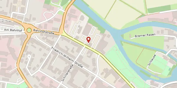 Karte der Umgebung von Bahnhofstraße 21, 37269 Eschwege