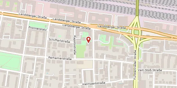 Karte der Umgebung von Lutzstr. 4, 80687 München