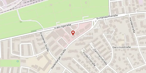 Karte der Umgebung von Oedenberger Str. 155, 90491 Nürnberg