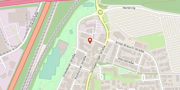 Karte der Umgebung von Schwetzinger Str. 105, 68766 Hockenheim