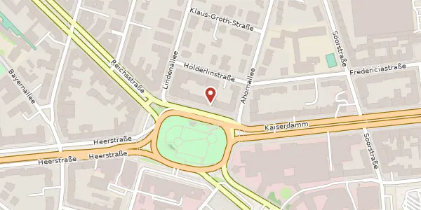 Karte der Umgebung von Theodor-Heuss-Platz 4, 14052 Berlin