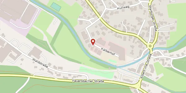 Karte der Umgebung von Kälberhof 10b, 57250 Netphen