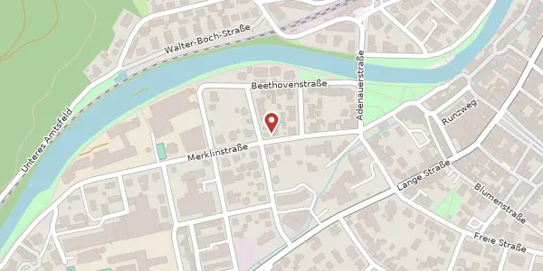 Karte der Umgebung von Merklinstraße 11, 79183 Waldkirch