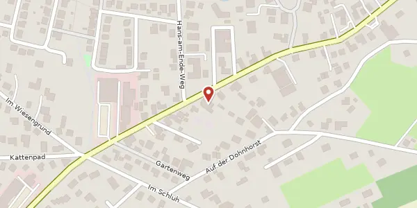Karte der Umgebung von Osterwederstraße 16, 27726 Worpswede