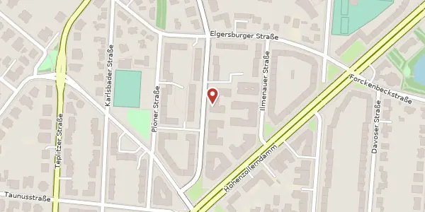 Karte der Umgebung von Franzensbader Straße 5 a, 14193 Berlin