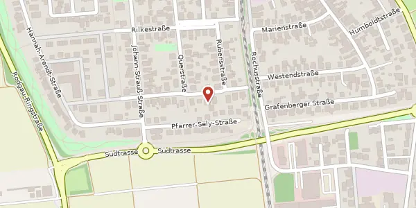 Karte der Umgebung von Brüder-Grimm-Str. 6, 63110 Rodgau
