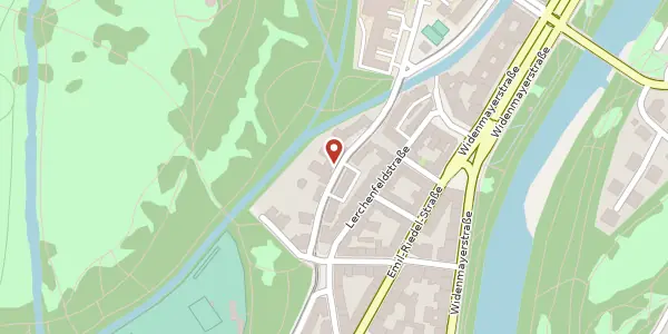 Karte der Umgebung von Oettingenstr. 51, 80538 München