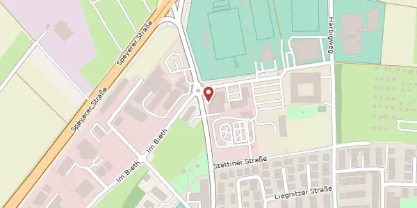 Karte der Umgebung von Pleikartsförster Straße 116, 69124 Heidelberg