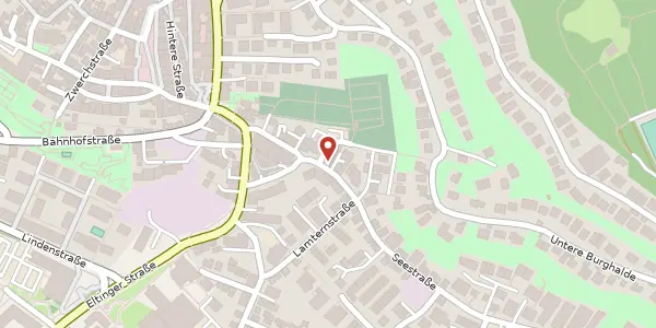 Karte der Umgebung von Seestraße 21, 71229 Leonberg