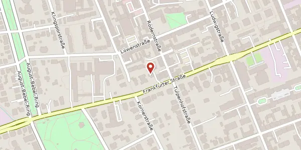 Karte der Umgebung von Frankfurter Str. 121, 63067 Offenbach