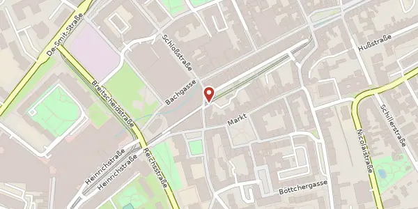 Karte der Umgebung von Johannisstraße 4, 07545 Gera
