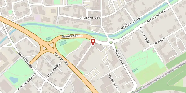 Karte der Umgebung von Bahnhofstr. 50 a, 59174 Kamen