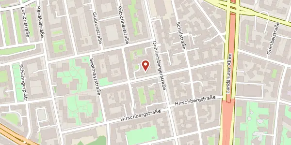 Karte der Umgebung von Schlörstr. 16, 80634 München