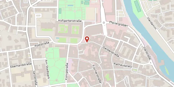 Karte der Umgebung von Gerberstr. 47, 87435 Kempten