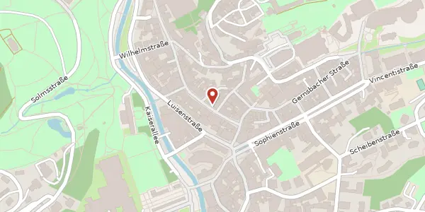 Karte der Umgebung von Lange Straße 8, 76530 Baden-Baden