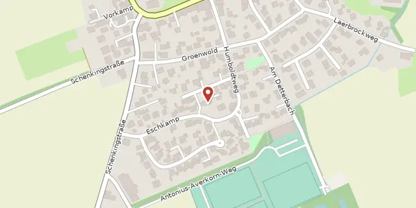 Karte der Umgebung von Eschkamp 15, 48301 Nottuln