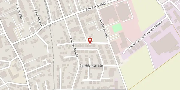 Karte der Umgebung von Erlenweg 18 a, 53859 Niederkassel