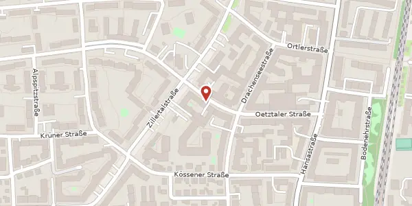 Karte der Umgebung von Ötztaler Str. 23, 81373 München