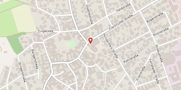 Karte der Umgebung von Frankfurter Str. 27, 63584 Gründau