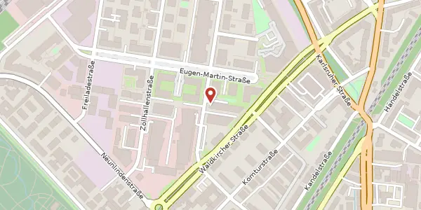 Karte der Umgebung von Güterhallenstraße 4, 79106 Freiburg im Breisgau