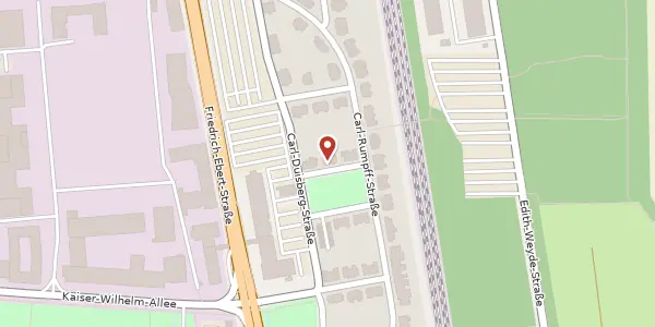 Karte der Umgebung von Friedrich-Bayer-Str. 14, 51373 Leverkusen