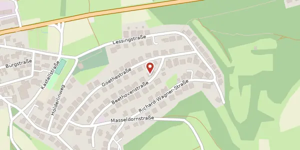 Karte der Umgebung von Beethovenstraße 19, 74834 Elztal (Odenwald)