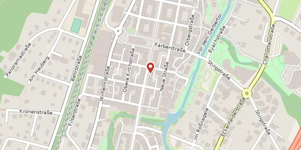 Karte der Umgebung von Friedrichstraße 49/51, 72336 Balingen