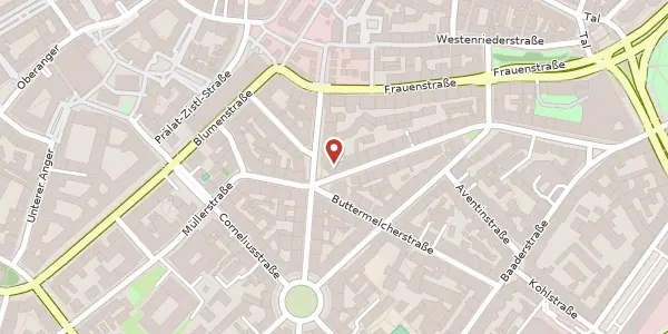 Karte der Umgebung von Rumfordstr. 7, 80469 München